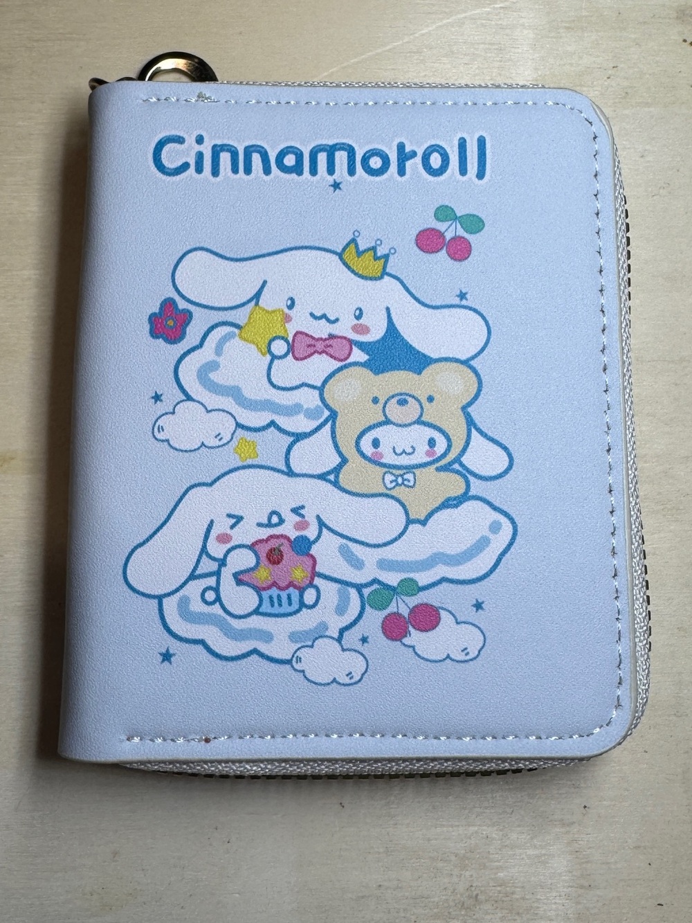 Sanrio Cinnamoroll Pastel Blue Zip Wallet NWT
